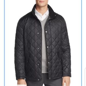 NWOT Cole Haan Diamond Quilted Snap Jacket